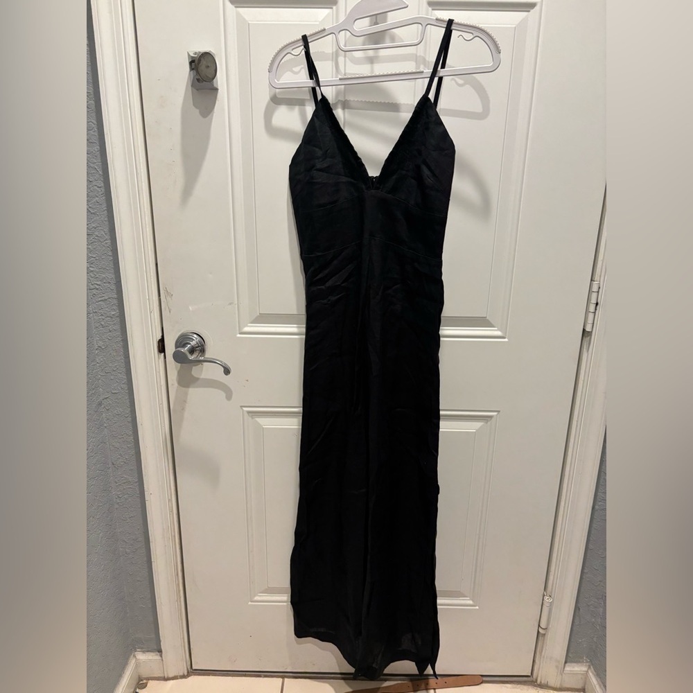 Lusana online black maxi dress small - Picture 2 of 4